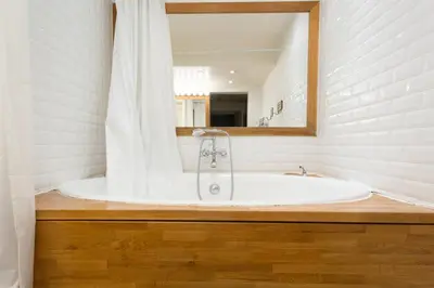 Salle de bains dans l'établissement Charming Appartment in Le Marais