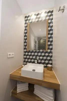 Salle de bains dans l'établissement Magnum