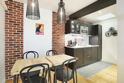 Cuisine ou kitchenette dans l'établissement Rent a Room - Residence Blanche