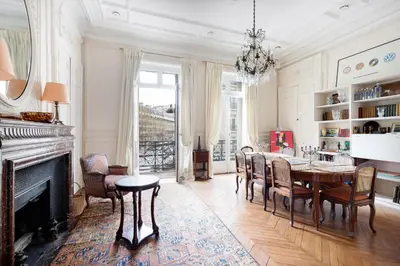 Coin salon dans l'établissement Haussmann 168