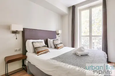 Un ou plusieurs lits dans un hébergement de l'établissement 60-LUXURY PARISIAN HOME SEBASTOPOL (2DG)