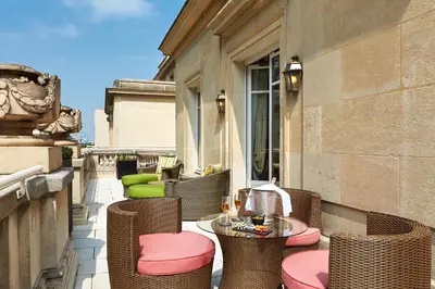 Balcon ou terrasse dans l'établissement Majestic Apartments Champs Elysées