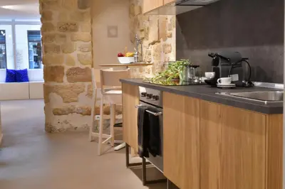 Cuisine ou kitchenette dans l'établissement My Story Up