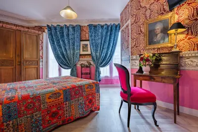 Un ou plusieurs lits dans un hébergement de l'établissement Hôtel De Nice