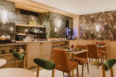 Cuisine ou kitchenette dans l'établissement Hotel Prince Albert Opéra