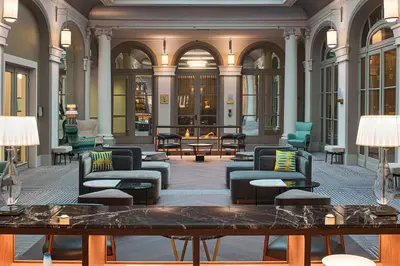 Coin salon dans l'établissement Paris Marriott Opera Ambassador Hotel