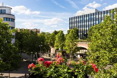 Jardin de l'établissement Hôtel Prince Albert Gare de Lyon