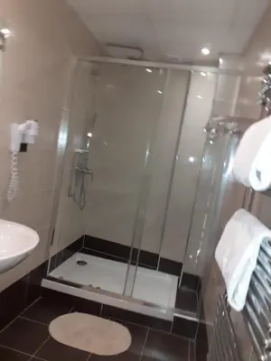 Salle de bains dans l'établissement Grand Hôtel De L'Europe