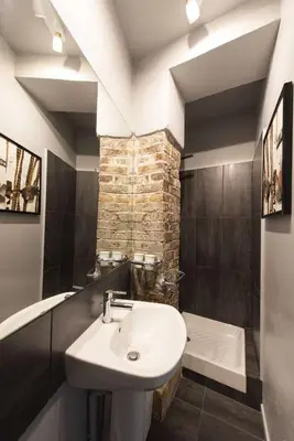 Salle de bains dans l'établissement Gallery