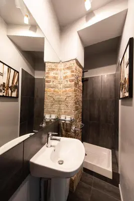 Salle de bains dans l'établissement Gallery