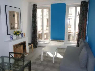 Coin salon dans l'établissement Appartement NOTRE DAME