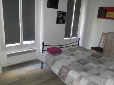 Un ou plusieurs lits dans un hébergement de l'établissement Appartement NOTRE DAME
