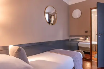 Salle de bains dans l'établissement Hotel George Sand Opéra Paris