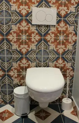 Salle de bains dans l'établissement Hôtel Marignan