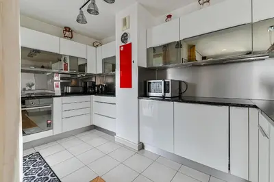 Cuisine ou kitchenette dans l'établissement Appartement Glamour