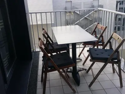 Balcon ou terrasse dans l'établissement Appartement Glamour