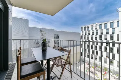 Balcon ou terrasse dans l'établissement Appartement Glamour