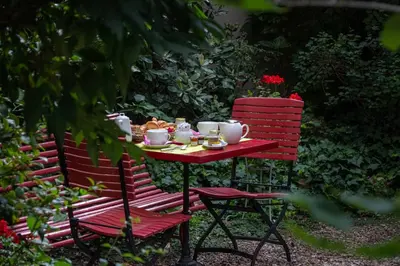Jardin de l'établissement Hôtel de l'Avre