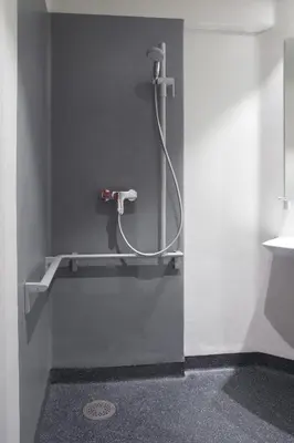 Salle de bains dans l'établissement Résidence Internationale De Paris