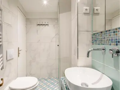 Salle de bains dans l'établissement Merveil - Luxury Suite - Champs Elysées - Mermoz