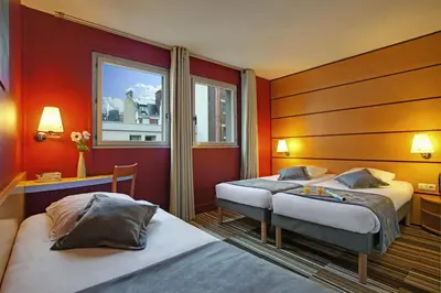 Un ou plusieurs lits dans un hébergement de l'établissement Belambra Clubs & Hotels - Le Magendie