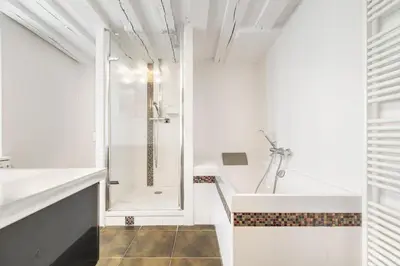 Salle de bains dans l'établissement Bahia