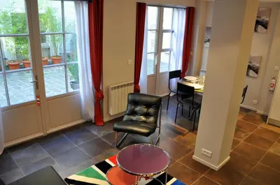 Coin salon dans l'établissement Bella Citta