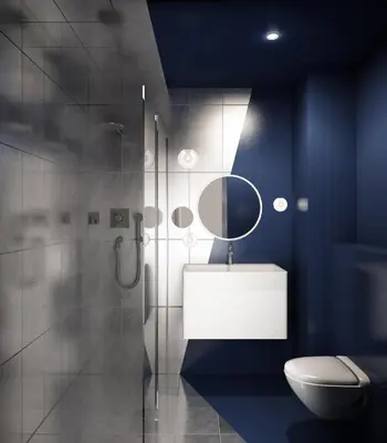 Salle de bains dans l'établissement Le Malown