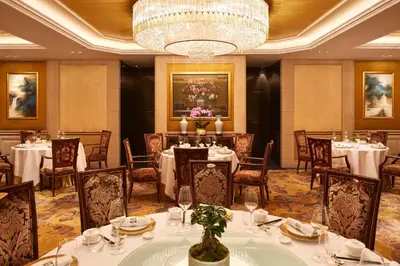 Coin salon dans l'établissement Shangri-La Paris