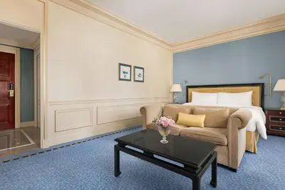 Coin salon dans l'établissement Shangri-La Paris