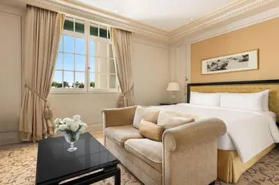 Coin salon dans l'établissement Shangri-La Paris