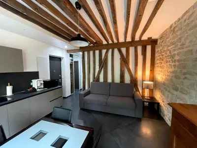 Cuisine ou kitchenette dans l'établissement Thegreatflat