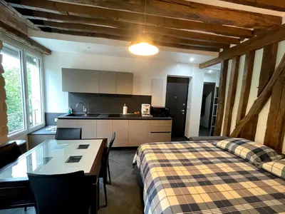 Cuisine ou kitchenette dans l'établissement Thegreatflat