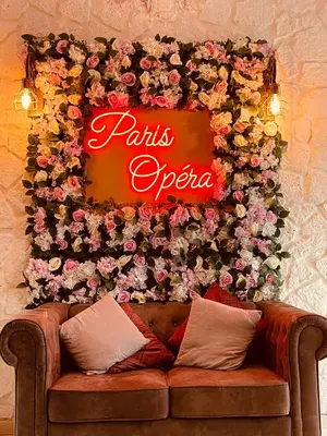 Coin salon dans l'établissement Pavillon Opéra Lafayette