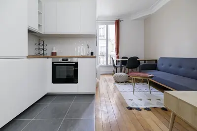 Cuisine ou kitchenette dans l'établissement Bridgestreet - Opera Montmartre