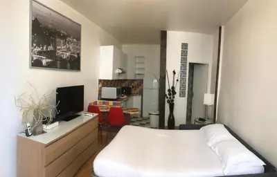 Télévision ou salle de divertissement dans l'établissement Bridgestreet Le Marais - les halles - Republique
