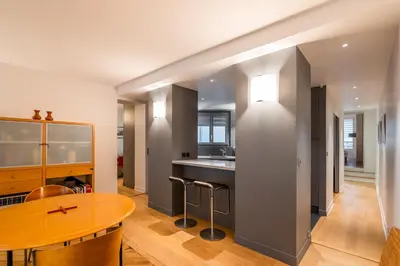 Cuisine ou kitchenette dans l'établissement Veeve - Pompidou Hideaway