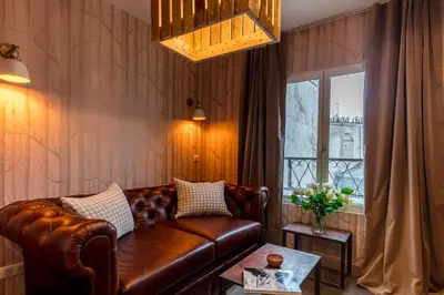 Coin salon dans l'établissement BE YOU LUXURY APART'HÔTEL Paris