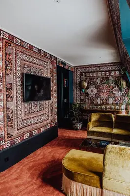 Télévision ou salle de divertissement dans l'établissement Hôtel Monte Cristo