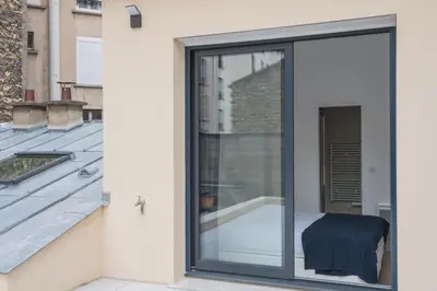 Balcon ou terrasse dans l'établissement Le Scandinave, F3 avec terrasse, Villa Saint Charles