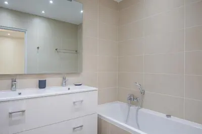 Salle de bains dans l'établissement L'Industriel, loft de 2 chambres, Villa Saint Charles