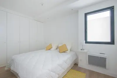 Un ou plusieurs lits dans un hébergement de l'établissement L'Industriel, loft de 2 chambres, Villa Saint Charles