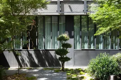 Jardin de l'établissement Hôtel Les Deux Girafes