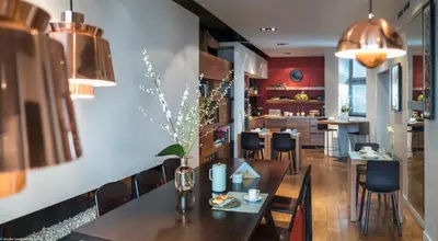 Coin salon dans l'établissement Fred'Hotel