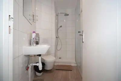 Salle de bains dans l'établissement Enjoy Hostel