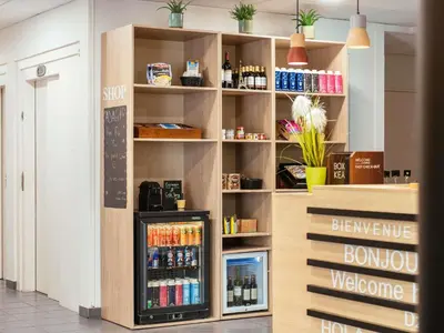 Bibliothèque dans l'appart'hôtel