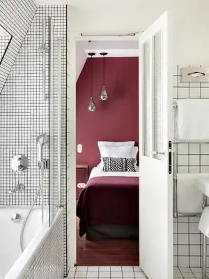 Salle de bains dans l'établissement New Hotel Le Voltaire