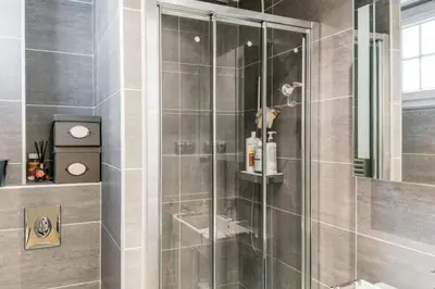 Salle de bains dans l'établissement Appartement Pontiac - Welkeys