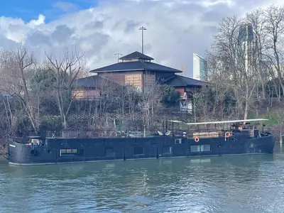 Vue sur la rivière ou le fleuve situé(e) à proximité de la maison de vacances