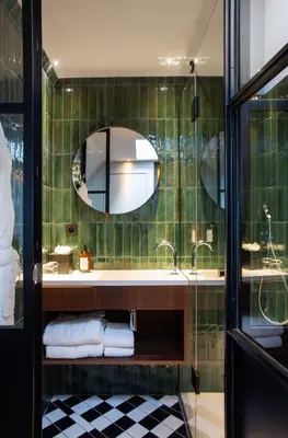 Salle de bains dans l'établissement Hotel Flanelles Paris